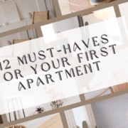 12 must-haves for your first apartment