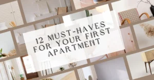 12 must-haves for your first apartment