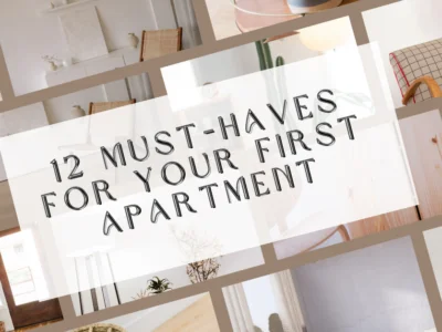 12 must-haves for your first apartment