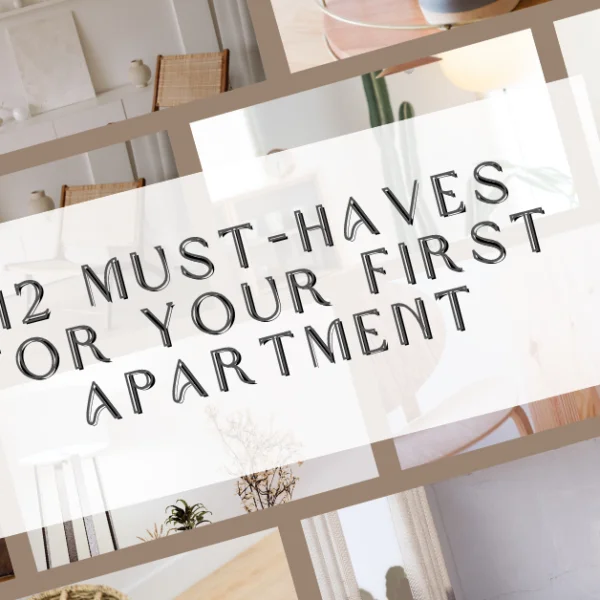 12 must-haves for your first apartment