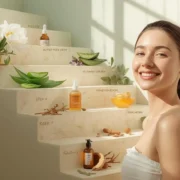 Organic skincare routine