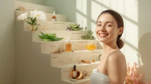 Organic skincare routine